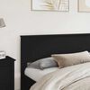 vidaXL Headboard Black Oak 200 cm Engineered wood