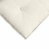 vidaXL Back Pillow Cream 120 x 50 cm Corduroy Fabric