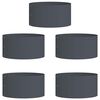 vidaXL Planter Ring 5 pcs Anthracite 40 x 40 x 20 cm Cold-rolled Steel