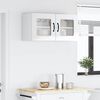 vidaXL Kitchen Cabinet Kalmar High Gloss White 80 x 31 x 40 cm