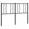 vidaXL Metal Replace Headboard Black 120 cm