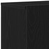 vidaXL TV Cabinets 2 pcs Black Oak 120x30x41 cm Engineered Wood