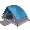 vidaXL Camping Tent Dome 4-Person Blue Waterproof