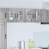 vidaXL Kitchen Cabinet with Shelf 2 pcs Grey Sonoma 60 x 31 x 40 cm