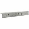 vidaXL Wall-Mounted Coat Rack Concrete Grey 80 x 10.5 x 10.5 cm