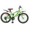 vidaXL Kids Bike 24 Inches 6-Speed for 8-12 Years Old Green