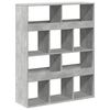 vidaXL Room Divider Concrete Grey 100x33x125,5 cm Engineered Wood