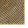 vidaXL Rug Natural and Black 60 x 110 cm Jute