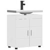 vidaXL Bathroom Cabinet Set TULUM High Gloss White 60 x 34 x 63 cm