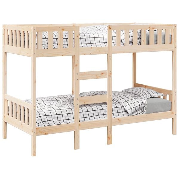vidaXL Bunk Bed 90x190 cm Solid Wood Pine
