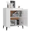 vidaXL Sideboard High Gloss White 60x35x70 cm Engineered Wood