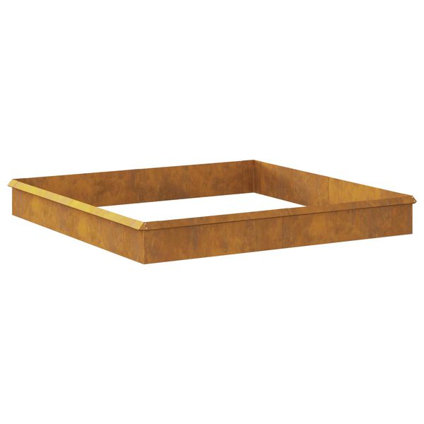 vidaXL Snail Fences 12 pcs Rusty Weathering Steel