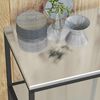 vidaXL Kitchen Storage with Shelf Silver 90 x 50 x 92 cm Steel