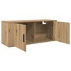 vidaXL Wall-mounted TV Cabinet Set Wall-mounted 2 pcs Artisan Oak