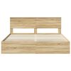vidaXL Bed Frame with Drawer Sonoma Oak 180 x 200 cm Engineer Wood