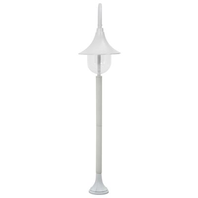 vidaXL Garden Post Light E27 120 cm Aluminium White