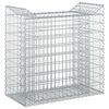 vidaXL Gabion Raised Bed 50 x 100 x 100 cm Galvanised Steel Silver