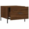 vidaXL Coffee Tables 2 pcs Brown Oak 50x50x40 cm Engineered Wood
