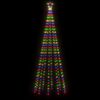vidaXL Christmas Cone Tree Colourful 310 LEDs 100x300 cm