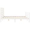 vidaXL Bed Frame without Mattress White 160x200 cm Solid Wood