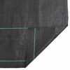 vidaXL Weed Membrane Black 1.5x5 m PP