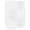 vidaXL Storage Cabinet White 60x29.5x90 cm Engineered Wood