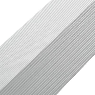 vidaXL 5 pcs Decking Angle Trims Aluminium 170 cm Silver