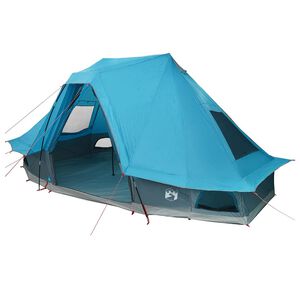 vidaXL Family Tipi Tent Tipi with Roof Blue 466 x 310 x 240 cm