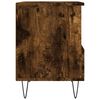 vidaXL Bedside Cabinet Smoked Oak 40x35x50 cm Engineered Wood