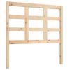 vidaXL Bed Headboard | Natural Pine | Solid Pine Wood | Medium | Durable