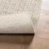 vidaXL Rug ZIZUR Cream 240x340 cm Jute Look Indoor and Outdoor