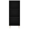 vidaXL Highboard Black 34.5x32.5x180 cm Engineered Wood