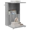 vidaXL Side Table Grey Sonoma 40 x 35 x 60 cm Engineered Wood