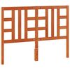 vidaXL Headboard Wax Brown 135 cm Solid Wood Pine