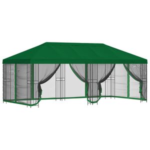 vidaXL 6 x 3 m Green Polyester and Steel 190