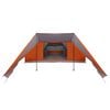 vidaXL Family Tent Folding Manual Grey and Orange 660 x 456 x 200 cm