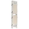 vidaXL 6-Panel Room Divider Cream 210x165 cm Fabric
