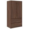 vidaXL Bathroom Cabinet Brown Oak 79.5 x 49 x 156 cm Engineered Wood