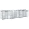 vidaXL Gabion Raised Bed 2 pcs Silver