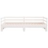 vidaXL Pull-out Day Bed without Mattress White 2x(90x190) cm