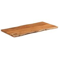 vidaXL Table Top 80x40x2.5 cm Rectangular Solid Wood Acacia Live Edge