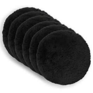 vidaXL Cushion with Pillow HEERLEN 2 pcs Black PV Fleece