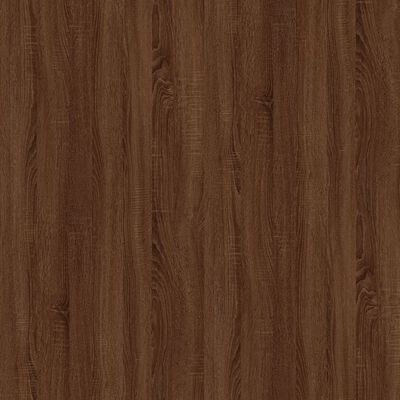 vidaXL TV Cabinet Brown Oak 102x44.5x50 cm Engineered Wood