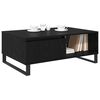vidaXL Coffee Table Black Oak 90 x 60 x 35 cm Engineered Wood