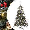 vidaXL Artificial Christmas Tree with 150 LEDs with Stand Green 120 cm
