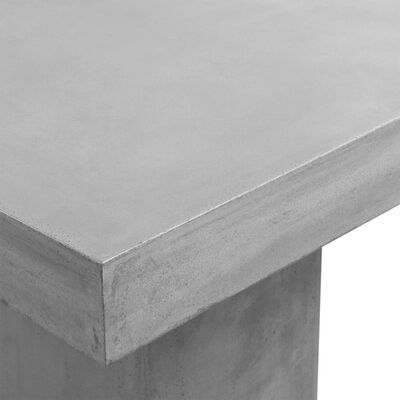 vidaXL Garden Table Grey 80x80x75 cm Concrete