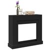 vidaXL Fireplace Surround Black 100x30x87.5 cm Engineered Wood
