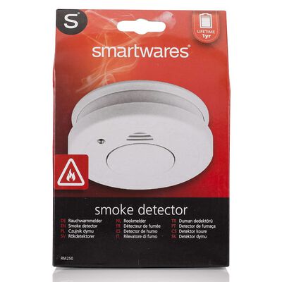 Smartwares Smoke Alarm 10x10x3.5 cm White
