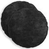 vidaXL Cushion Cover 2 pcs HEERLEN Anthracite &Oslash; 40 cm Chenille Fabric