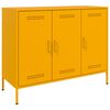 vidaXL Sideboard Mustard Yellow 100.5x39x79 cm Steel